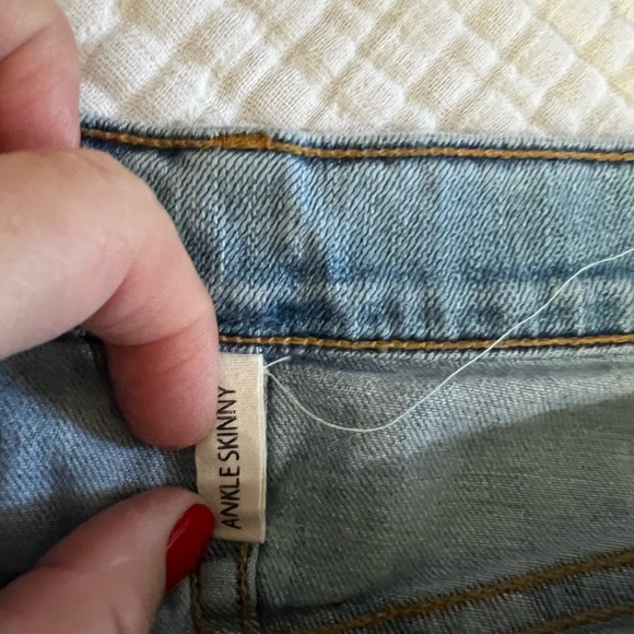 Rag & Bone Ankle Skinny Jeans 30 Nelly Wash Light - Picture 11 of 12